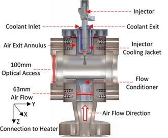 Schematic of test chamber